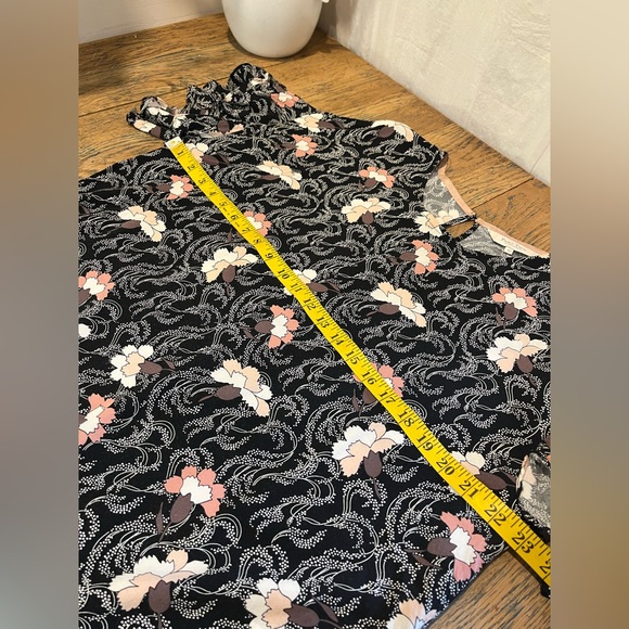 PART TWO Black Floral Print Blouse – Size 42 - Picture 6 of 7